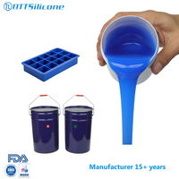 Meilleur silicone liquide de qualité alimentaire pour la fabrication de moules alimentaires en silicone, caoutchouc de silicone RTV-2