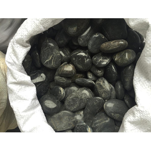 <strong>Polished</strong> Natural Black Cobblestone <strong>River</strong> <strong>Stone</strong> Eco-Friendly Durable Modern Design Versatile Outdoor Application White Pebble - Product Image 3