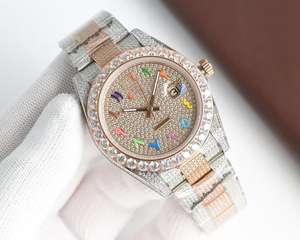 Orologio da donna Starlight Private Label-quadrante in strass di cristallo, acciaio inossidabile, movimento al quarzo - Product Image 2