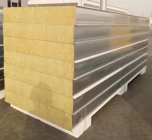 Panneaux muraux en polyuréthane/<span class=keywords><strong>laine</strong></span> <span class=keywords><strong>de</strong></span> <span class=keywords><strong>roche</strong></span>/PIR/EPS/<span class=keywords><strong>laine</strong></span> <span class=keywords><strong>de</strong></span> verre aux couleurs RAL personnalisées, panneaux sandwich résistants à l'humidité - Product Image 3