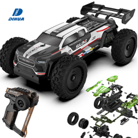 Kit de camion télécommandé 2,4 GHz, 71 pièces, ensemble de construction DIY, jouet d'apprentissage STEM pour enfants, pour construire et conduire des voitures miniatures
