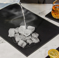 Tapis de bar en PVC antidérapant moulé sur mesure, accessoires de bar, dessous de verre pour bière, tapis de bar en caoutchouc durable