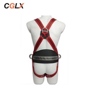 Ceintures <span class=keywords><strong>de</strong></span> sécurité complètes CGLX avec longe à crochet unique, équipement <span class=keywords><strong>de</strong></span> protection contre les chutes à 5 points, harnais <span class=keywords><strong>de</strong></span> sécurité rouge pour les télécommunications - Product Image 3