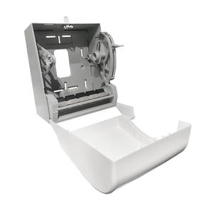 Dispensador de papel tisú de montaje en pared blanco Suministros de baño y inodoro con estilo con soporte para toallas de papel - Product Image 4