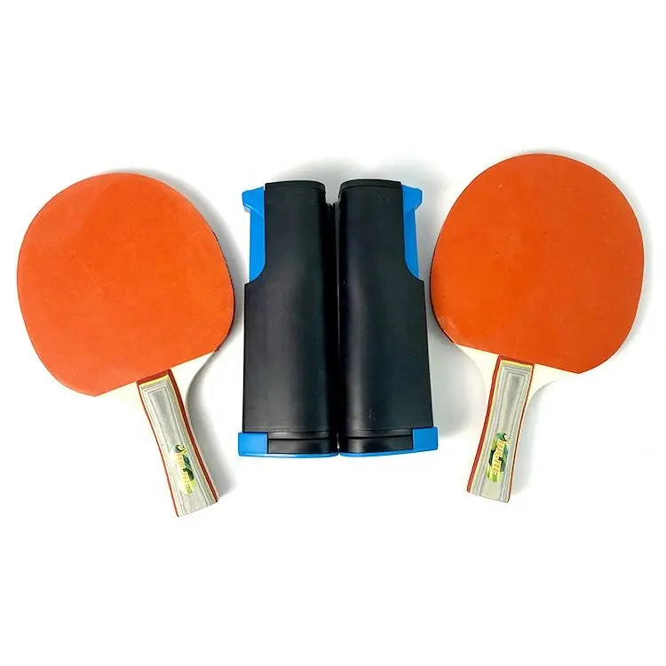 New Products Retractable Net Portable Table Tennis Set For Ping Pong Training Ping Pong Set with Paddles Balls and Net