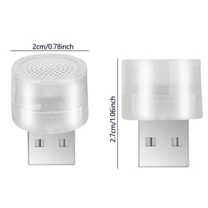 Luz LED USB para Portavasos, Lámpara de Lectura Portátil con Protección Ocular para Auto, Viajes y Oficina - Product Image 3