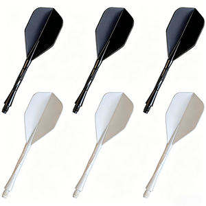 Aileron de <span class=keywords><strong>fléchettes</strong></span> professionnel SKIPJACK 2BA, aileron intégré, queue semi-transparente mate, écologique, léger, en matériau PP - Product Image 1