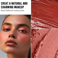 Palette de Bronzer Crème et Poudre 2-en-1 Hautement Pigmentée Personnalisée, Végétalienne et Waterproof – Contouring Crème et Poudre Cache-Cernes Marque Privée