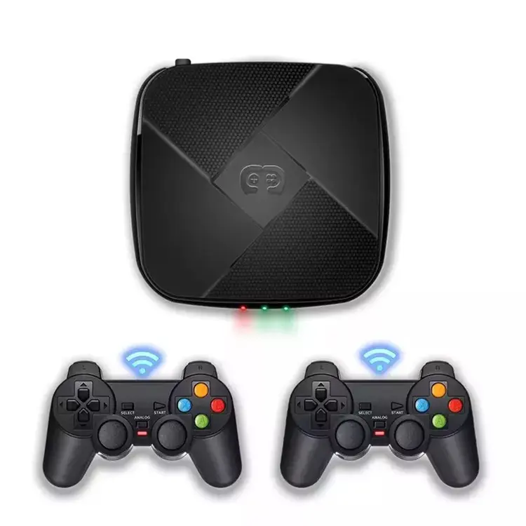 2.4G Wireless HD 4K Gamebox Arcade Game Machine Android TV 3D Games Box I3 Retro Video Game Console for N64 GBA GBC