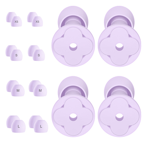 จุกอุดหูขนาด 4 ไซส์ 23dB ป้องกันเสียงรบกวน สำหรับนอนหลับ ลดเสียงรบกวน ซิลิโคน จุกอุดหูสำหรับว่ายน้ำ - Product Image 5