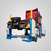 Maxima FC75W Kabellose Mobile Vier-Säulen-Hebebühne für Nutzfahrzeuge Schwerlast-Hebebühne Hydraulische Hebebühne für Anhänger und Transporter
