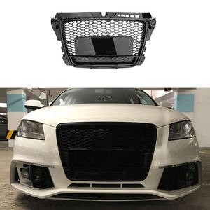 Rejilla delantera de panal para <span class=keywords><strong>coche</strong></span> <span class=keywords><strong>A3</strong></span> 8P S3 RS3 8P Estilo negro brillante Parrilla de parachoques delantero para <span class=keywords><strong>Audi</strong></span> <span class=keywords><strong>A3</strong></span> S3 2008 2009 2010 2011 2012 - Product Image 1