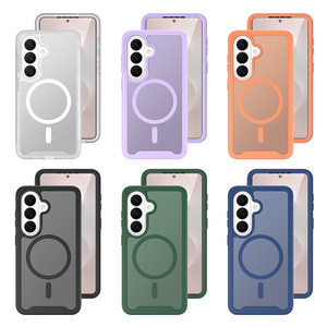 เคสโทรศัพท์มือถือแม่เหล็กแบบสร้างสรรค์ พร้อมฟิล์มกันรอยหน้าจอ  วัสดุอะคริลิก TPU  แบบแข็ง  ครอบคลุมทุกด้าน  สำหรับ S26Ultra S24Plus - Product Image 2