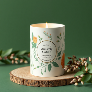 Customized Eco-friendly <b>Paper</b> Tube <b>Box</b> For Aromatherapy Scented Candle <b>Storage</b> - Product Image 1