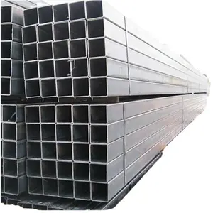 DN80 Hot Dipped Galvanized Steel Pipe Square Section ERW Technique 6m Length For Greenhouse Fence Post Welding API Processing