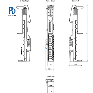 Módulos de E/S de Calidad Garantizada ET200SP Unidad Básica Tipo A0 6ES7193-6BP20-0BA0 PLC/PAC/Controladores Dedicados Control Industrial 1 - Product Image 5
