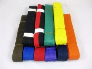 Ceintures <span class=keywords><strong>de</strong></span> karaté, d'arts martiaux, <span class=keywords><strong>de</strong></span> judo, <span class=keywords><strong>de</strong></span> BJJ et <span class=keywords><strong>de</strong></span> <span class=keywords><strong>taekwondo</strong></span> en coton - Product Image 3