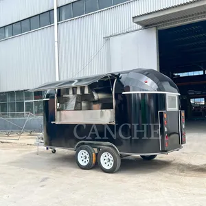 Camion de restauration mobile Canche Black pour la préparation de repas en plein air, camping et événements - Product Image 5