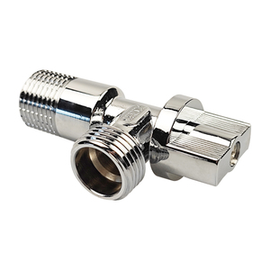 Dòng chảy cao giả mạo Brass STEM van góc với ổ cắm duy nhất cho nhà vệ sinh máy nước nóng phòng tắm sử dụng đầy đủ mở/đóng 2-cách nam - Product Image 3