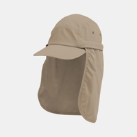 Casquette de baseball en polyester respirante pour l'extérieur, protection solaire UV estivale, avec cache-cou, vente en gros