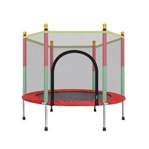 <span class=keywords><strong>Trampoline</strong></span> de saut pour enfants, intérieur/extérieur, filet de sécurité, <span class=keywords><strong>protection</strong></span>, cadre de 14 pieds, <span class=keywords><strong>mousse</strong></span> PP PVC, construction en plastique, utilisation à domicile, salle de sport - Product Image 4