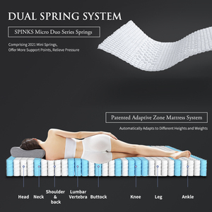 Échantillon Gratuit AIDI - <span class=keywords><strong>Matelas</strong></span> Hybride Moderne Personnalisé en Rouleau, Taille Queen, Lit Double de Luxe pour Hôtels et Chambres à Coucher - Product Image 3