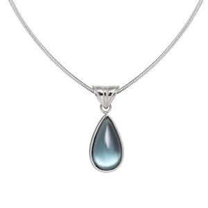 Dainty Vintage Boho Water Drop Necklace for Women 18K Gold Plated Layered Set with <b>Snake</b> Chain Stainless Steel Jewelry - Product Image 6