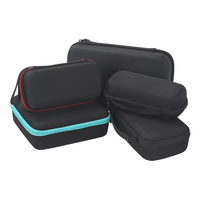 Étui de rangement rigide en EVA avec fermeture éclair, plusieurs tailles disponibles et bordure colorée pour accessoires technologiques