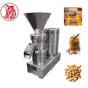 Máquina para hacer mantequilla de maní pequeña automática Industrial, molino coloidal de pasta de nueces, máquina de molienda de anacardos para uso doméstico - Product Image 1