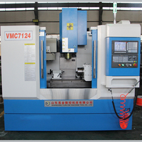 <strong>Best</strong> Price VMC7124 (VMC 650) <strong>CNC</strong> Milling Machine <strong>Small</strong> 3 Axis Vertical Machining Center 4 Axis 5 Axis VMC Optional