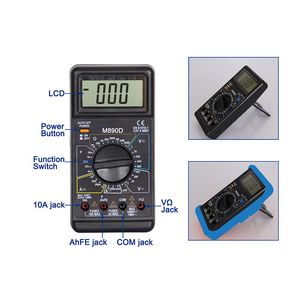 Multimètre numérique série 890 avec grand écran LCD M890D/890B+(CE) - Product Image 2