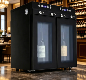 VANACE Personalización de buena calidad Gabinete doméstico portátil 4 botellas Dispensador de vino Nevera a la venta - Product Image 1