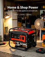 Générateur à essence haute puissance Da Mao 2,5-3 kW 233 cm³ monophasé 230 V pour l'alimentation industrielle et domestique