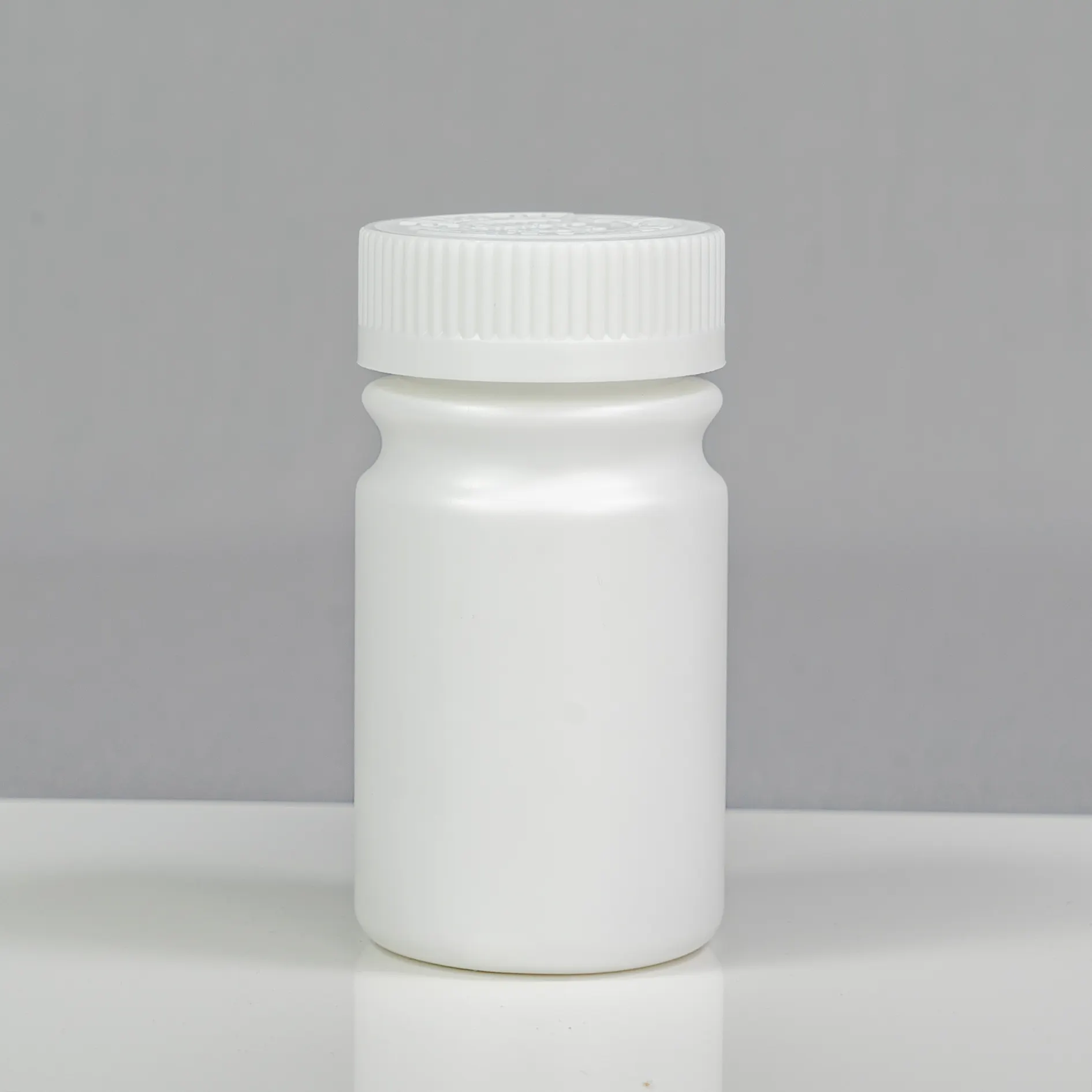 Üretici kavanoz beyaz Pet PE sağlık ürünleri ambalaj plastik kozmetik rublesi şişe