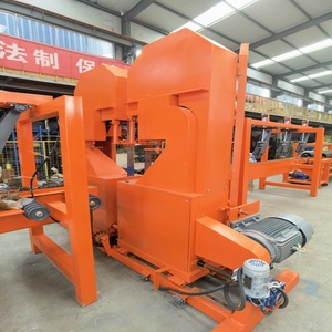 <b>Wood</b> Log Processing Line Twin Vertical Band Saw <b>Cutting</b> <b>Machine</b> with Motor 42.5kW Power Easy to Operate - Product Image 5