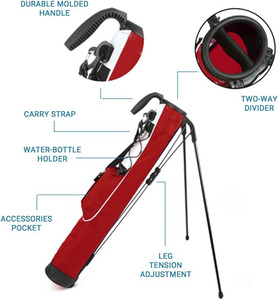 Bolsa de soporte de <span class=keywords><strong>golf</strong></span> portátil con logotipo personalizado <span class=keywords><strong>Pitch</strong></span> <span class=keywords><strong>and</strong></span> <span class=keywords><strong>Putt</strong></span> Bolsa de transporte de lápiz ligero Bolsa de viaje de <span class=keywords><strong>golf</strong></span> rosa para mujer - Product Image 4