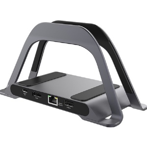 Trạm Sạc Usb Với Cổng Ethernet Thunder C Hub Ssd Máy Tính Xách Tay Đế Egpu Dock Màn Hình Kép 4K MST - Product Image 5