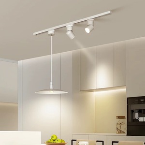 Foco LED COB Giratorio Omnidireccional para Riel, Montaje en Superficie, para Sala de Estar, Iluminación de Fondo de Pared, Smart Little Hill - Product Image 1