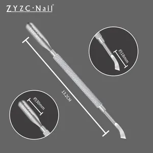 High Quality Professional Customized Nail Finger Dead Skin Stainless Cuticle Pusher Cute Best-selling Cuticle Pusher