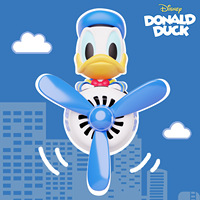 Diffuseur d'air pour voiture Donald Duck en ABS, petit avion, avec élimination des odeurs et décoration pour grille d'aération