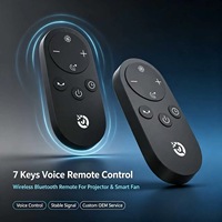 Control Remoto Inalámbrico JCXK de 7 Teclas con Activación por Voz para Ventilador de Techo Inteligente, OEM, ODM, Personalizado