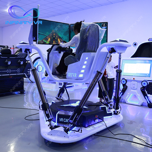 6 Dof 3 pantallas máquina de juego de carreras simulador una plataforma de asiento conducción Arcade carrera coche juego máquina simulador diversión - Product Image 1