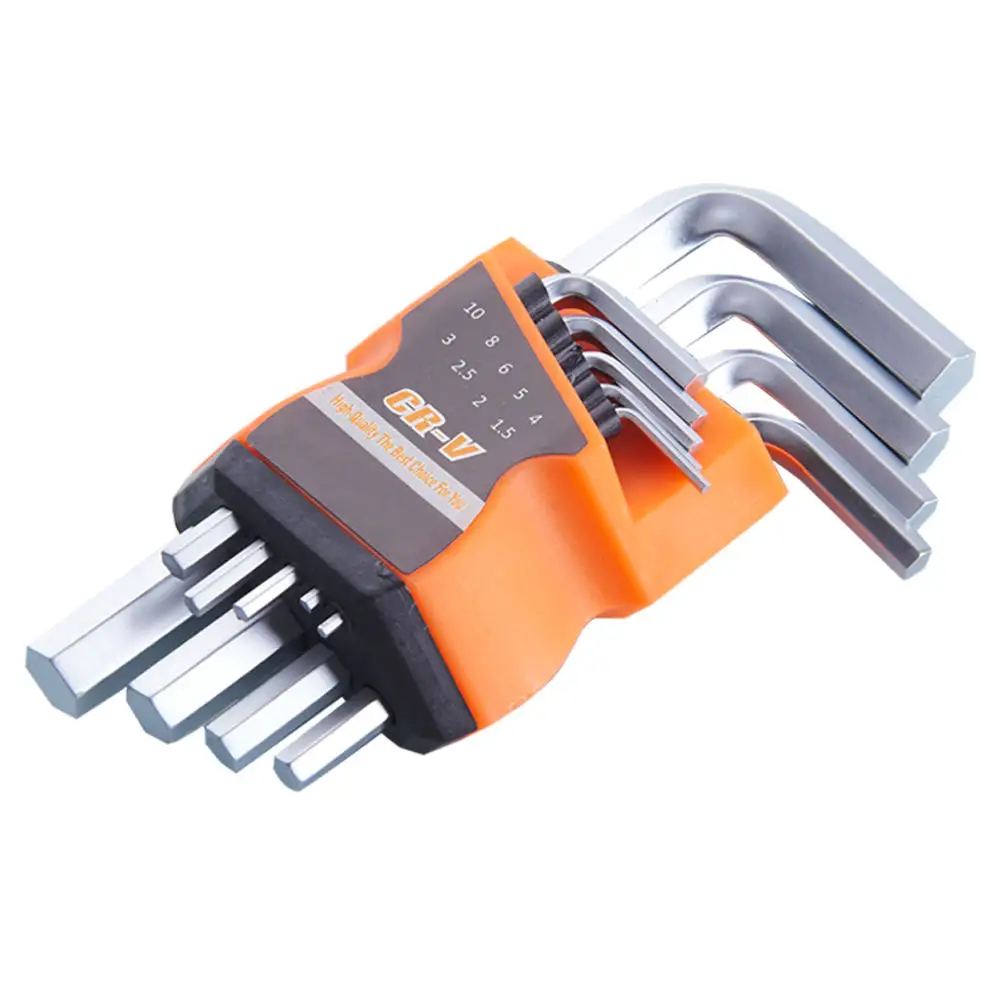 DISEN KTN-3406 Chave Allen 9Pcs High Strength High Quality Spanner Tool Internal Hexagonal Hex Key Wrench Set