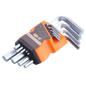 DISEN KTN-3406 Chave Allen 9Pcs High Strength High Quality Spanner Tool Internal Hexagonal Hex Key Wrench Set