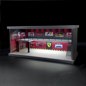 Diorama Parcheggio Auto in Scala 1/64 con Luci, Scena Decorativa Simulata, <span class=keywords><strong>Garage</strong></span> per Auto in Scala 1/64 - Product Image 6