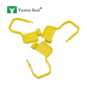 Sceau de sécurité en plastique PP imprimé au laser couleur personnalisée, cylindre POM <span class=keywords><strong>YUSTON</strong></span> YTPL008, force de traction >150N, 41x62x4mm pour la logistique - Product Image 6