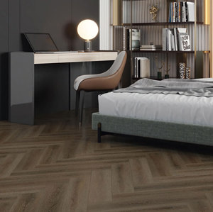 Revêtement de sol en vinyle imperméable UKCA CE résistant à l'usure 120*600 125*600 150*750 mm Lvp à <span class=keywords><strong>coller</strong></span> en chevrons - Product Image 2
