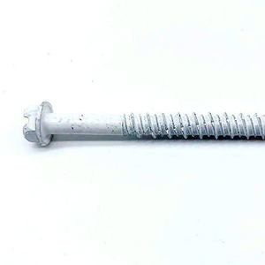 2 1/2 "x 1/4 rãnh vít tap Tự Khai thác tapcon phong cách phẳng Hex đầu trắng tapcon bê tông vít - Product Image 5