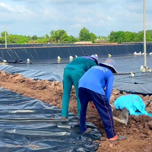Bâche de bassin en géomembrane imperméable haute résistance pour l'élevage de poissons et la bio-clôture - Product Image 2