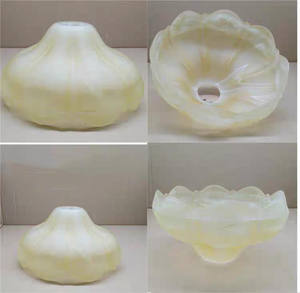 Fabrik direkt Glas Lampen schirm E27 transparenten Lampen schirm für Lüfter Lampe Wand leuchte Kronleuchter Lampen schirm Shell Zubehör - Product Image 5